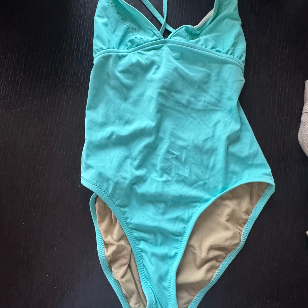 JCrew size 6 Turquoise One-Piece Swimsuit